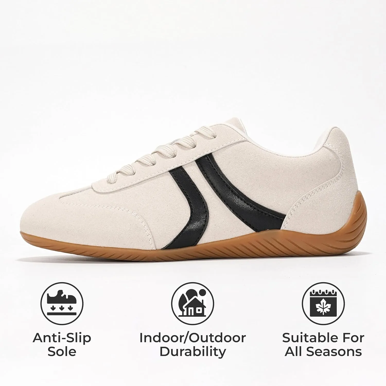 Project Cloud Barefoot Shoes Women  Comfortable Lace-Up Womens Shoes with Memory Foam  Lightweight & Non Slip Womens Shoes Casual  All-Day Women's Fashion Sneakers for 2025 (Goal)