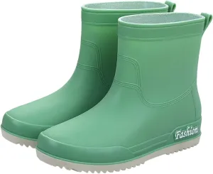 Rain Boots Women Knee High Mens Grounded Footwear Black Booties Heels Barefoot Shoes Women's Mid Calf Rain Boots Waterproof Lightweight Womens Winter Boots