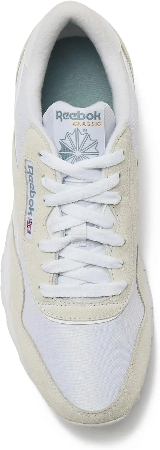 Reebok Mens Classic Cushioned Footbed Faux Leather Running & Training Shoes
