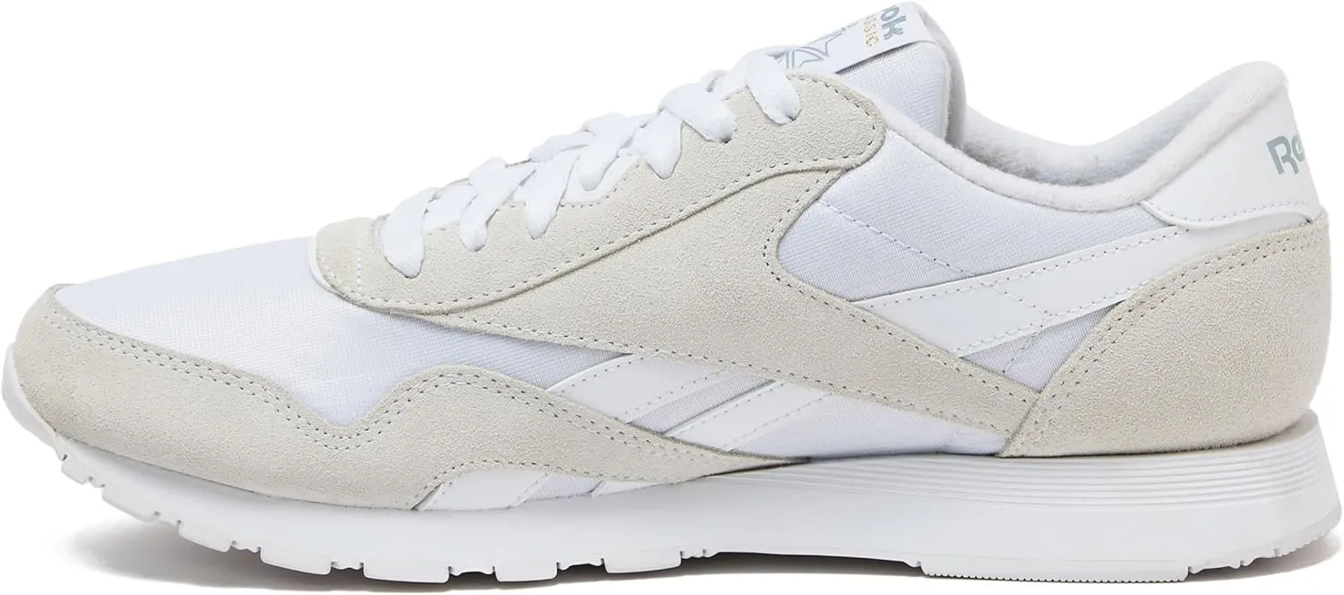 Reebok Mens Classic Cushioned Footbed Faux Leather Running & Training Shoes