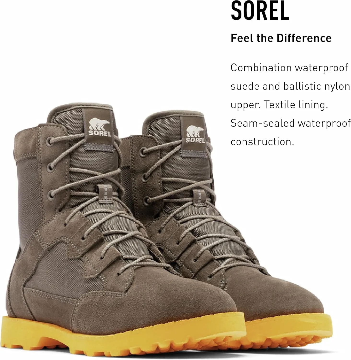 Sorel Men's Caribou OTM WP Boot  Waterproof Leather Rain Boots