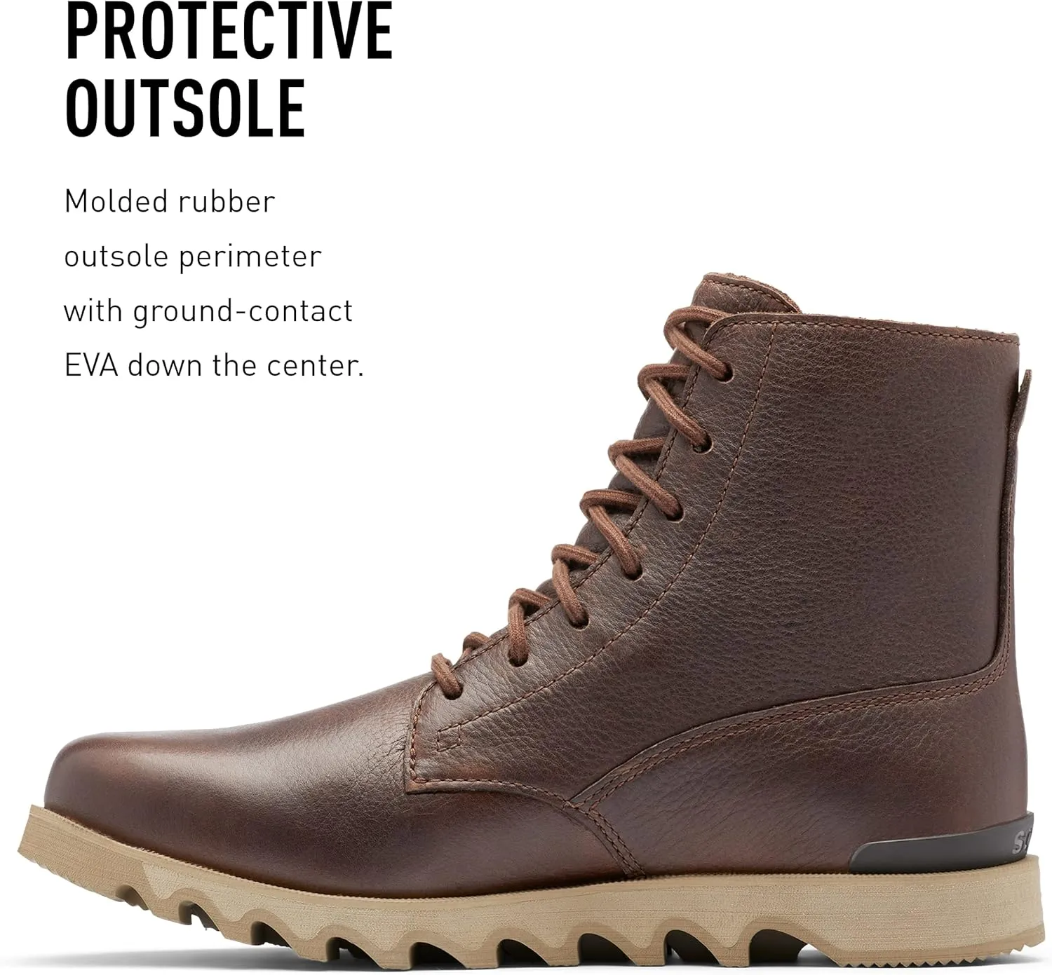 Sorel Men's Kezar Tall WP Boot  Waterproof Leather Rain Boots
