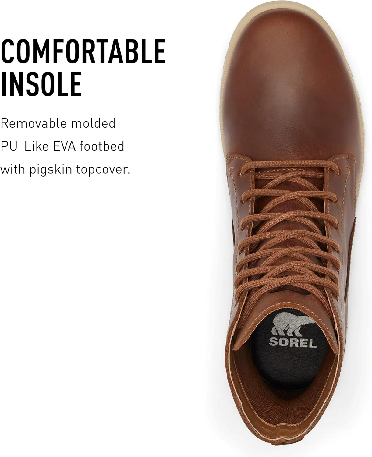Sorel Men's Kezar Tall WP Boot  Waterproof Leather Rain Boots