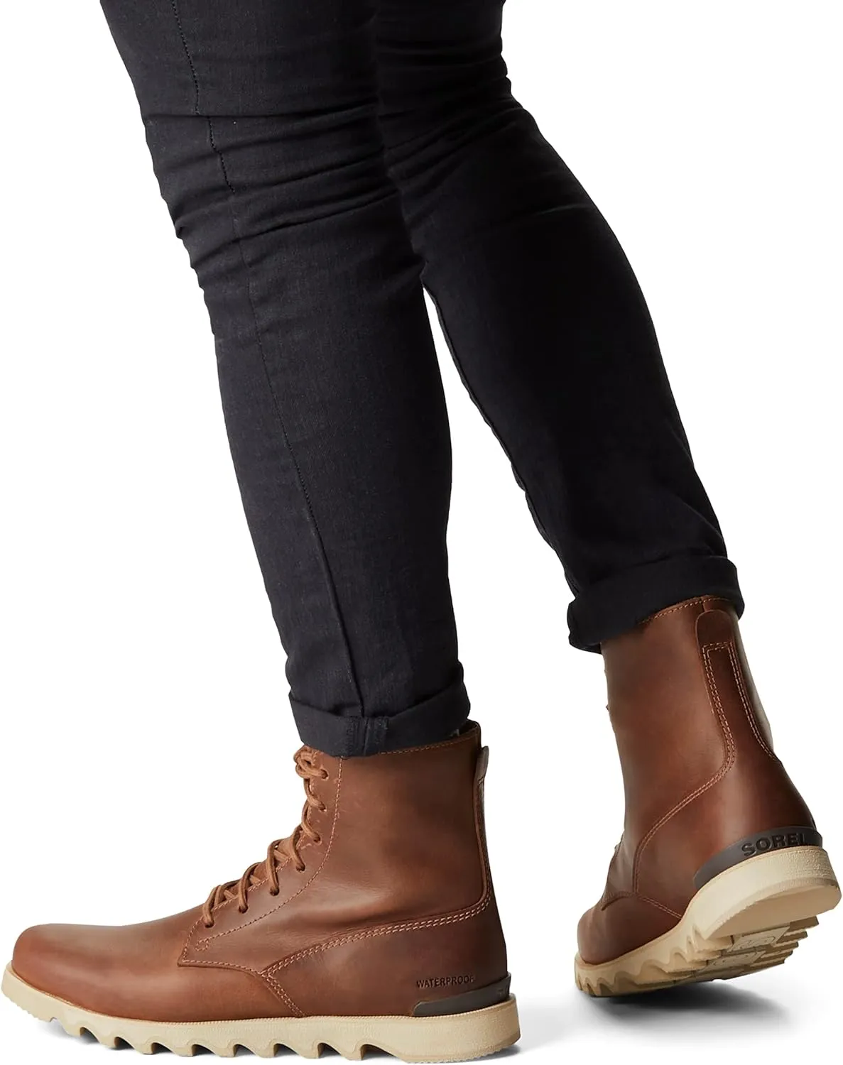 Sorel Men's Kezar Tall WP Boot  Waterproof Leather Rain Boots