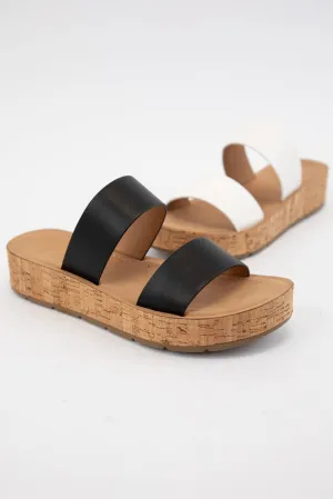 The Whisper Black Platform Sandals (5.5-10)