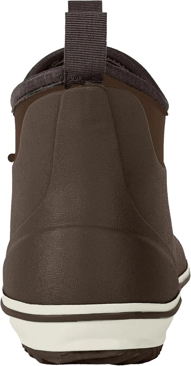 Ubon Men's Deck Boots Waterproof Fishing Boots Outdoor Rubber Ankle Rain Boots