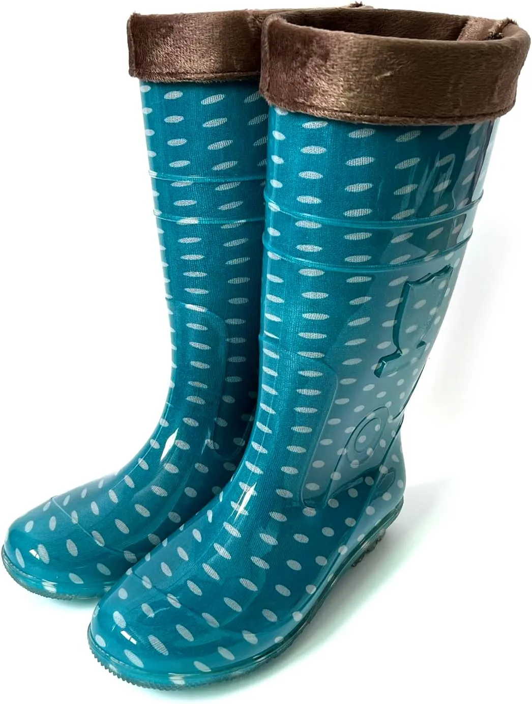 Wide Calf Women's Waterproof Rain Boots, Sizes 9 10 11 12 13 14, Plus-Size Rubber Mud Boots, Anti-Slip Knee-High Outdoor Work Shoes for Garden, Farm, All-Weather, Comfortable & Durable
