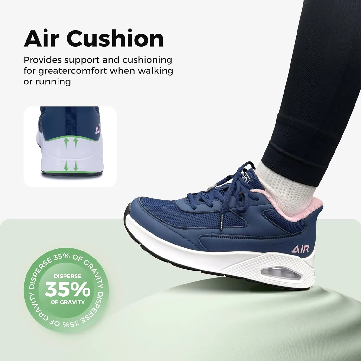 Wide Toe Box Womens Slip On Walking Shoes Extra Wide Width Sneaker for Foot Pain Relif Comfortable Air Tennis Running Shoes Size 6-11