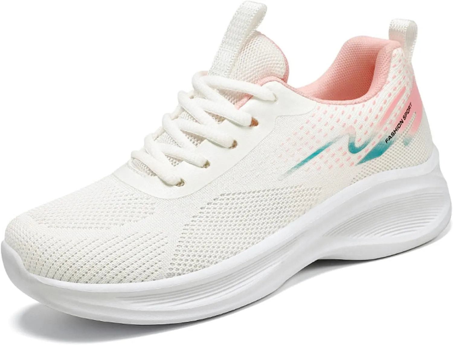 Women's Breathable Lightweight Mesh Running Shoes, Non-Slip Cushioned Supportive Sneakers for Gym Workout, Casual Athletic Wear