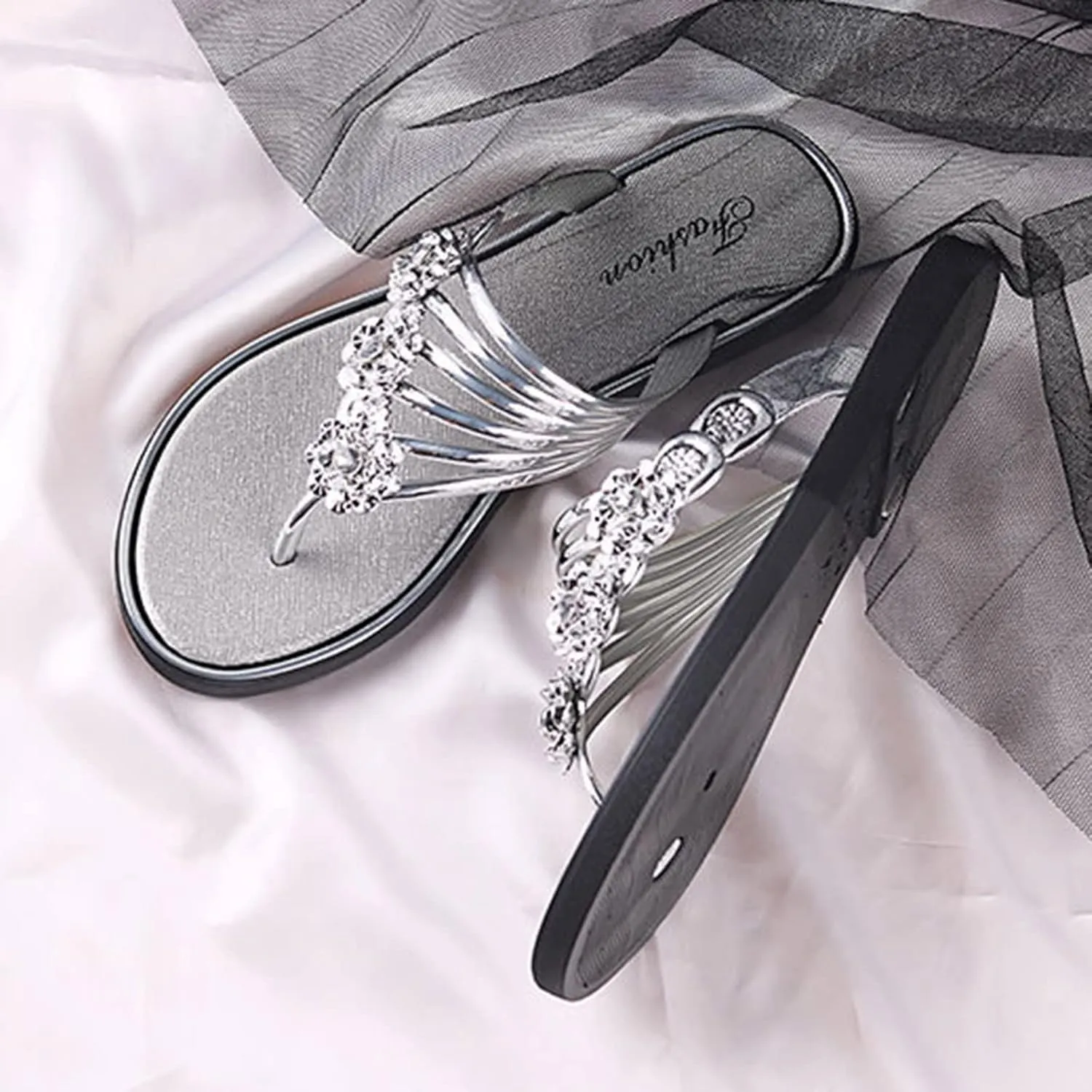 Women's Flip Flops Women Slippers Summer Fashion Flip Flops Sandals Open Toe Comfortable Non Slip Flat