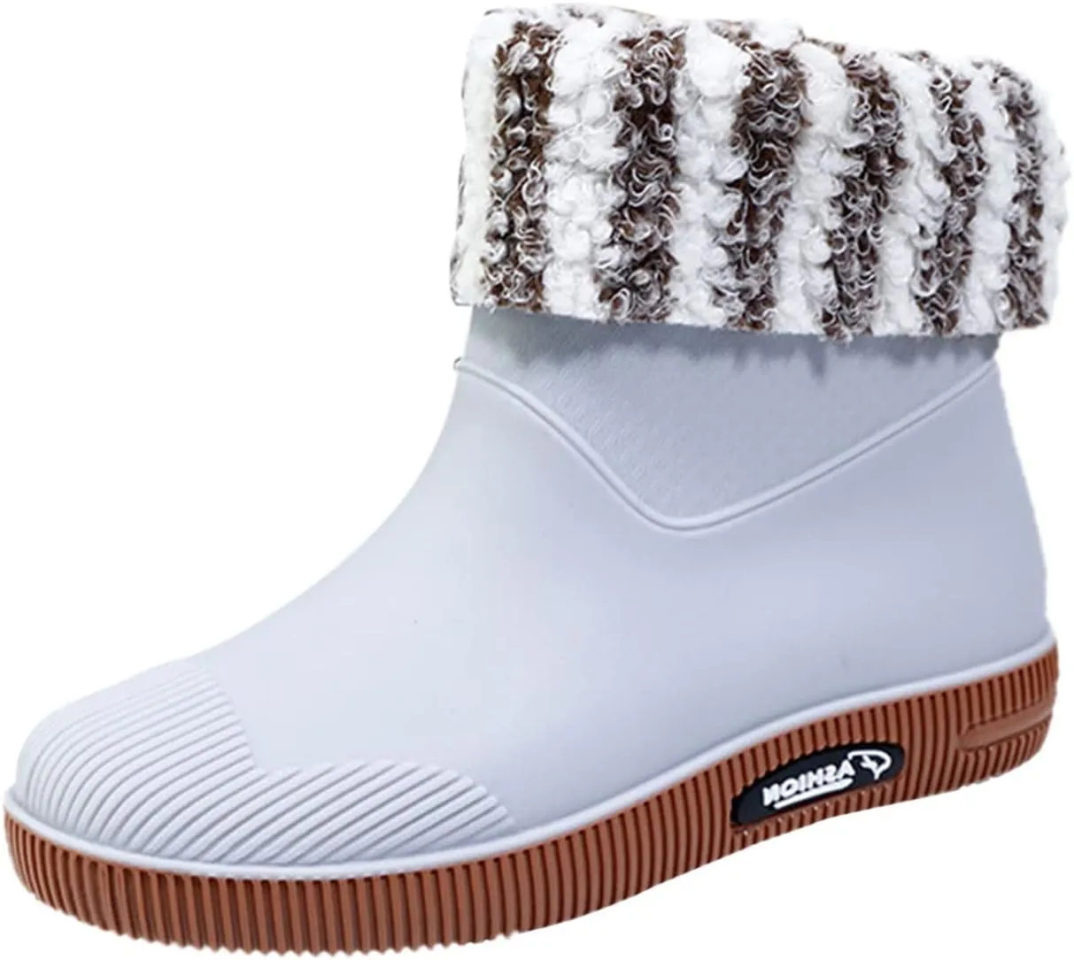 Womens Rain Boots Mid Calf Warm Lined Mens Grounded Footwear Fall Booties 2024 Orthopedic Barefoot Shoes Women Rain Boots Black Waterproof Mid Calf Womens Hiking Boots