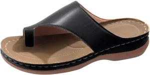 Womens Sandals Wedge Shoes Summer Dressy Flip Flops Comfortable Orthopedic Sandals Casual Walking Wedges Platform Beach Slides