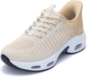 Women's Walking Shoes Slip On Sneakers, Easy Put On Air Tennis Shoes for Ladies