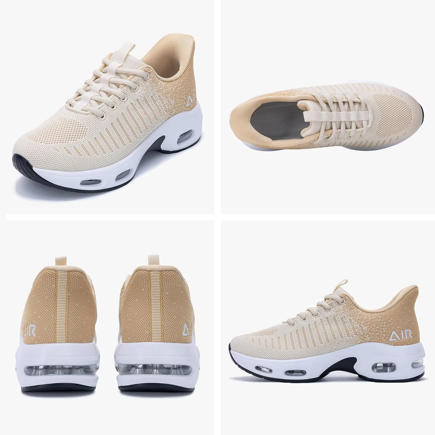 Women's Walking Shoes Slip On Sneakers, Easy Put On Air Tennis Shoes for Ladies