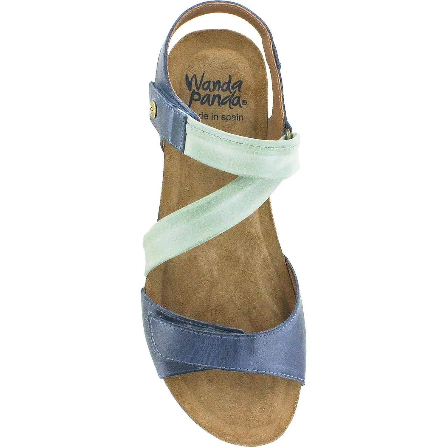 Women's Wanda Panda Bilma 2 Vintage Indigo Leather