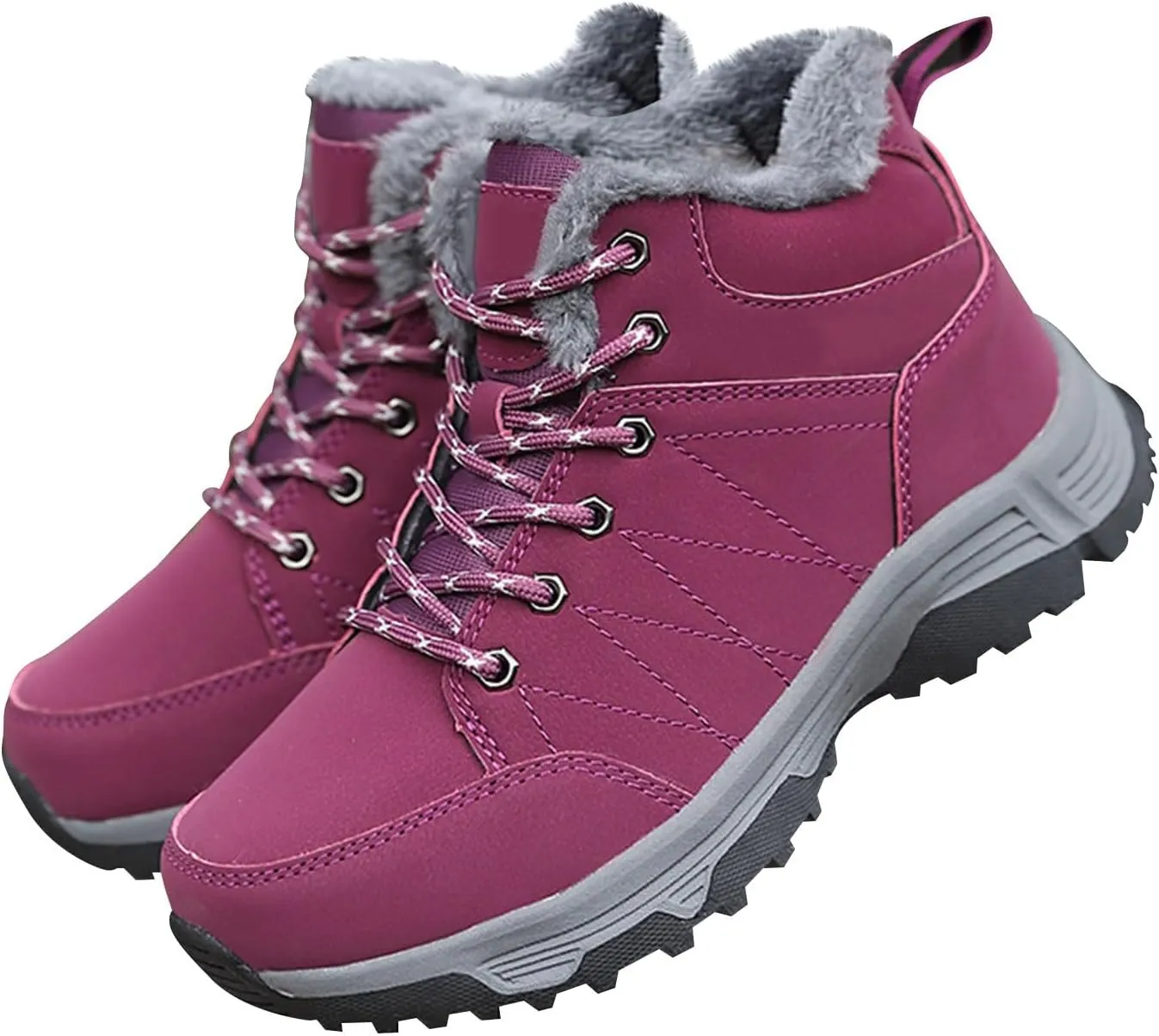 Work Boots for Men Waterproof Hiking Sneakers Ankle Ladies Safety Toe Shoes for Women Composite Toe Winter Outdoor Botas Waterproof Non Slip Hike Grounded Footwear