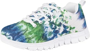Yzaoxia Girls Tennis Shoes Kid Walking Shoes Outdoor Athletic Running Shoes Light Weight Breathable Supportive Lace-up Shoes Size 11-5