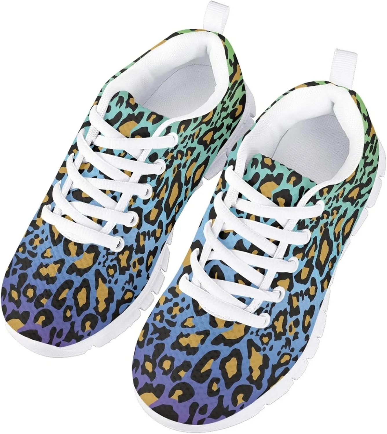 Yzaoxia Girls Tennis Shoes Kid Walking Shoes Outdoor Athletic Running Shoes Light Weight Breathable Supportive Lace-up Shoes Size 11-5